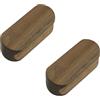 MOROBOR Maniglie Autoadesive per Mobili, 2pz Pomelli per Mobili in Legno di Noce Senza Foratura Montaggio Istantaneo Maniglie Adesive Tirador per Porta Scorrevole con Viti per Armadio Cassetto