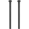 QUARKZMAN 2pz 4 Pollici Perni per Cerniere Porte, Spine Sicurezza Rimovibili Cerniere Porte Interne Spazzolate per Sostituzione Porta Residenziale in Legno, Nero Opaco