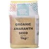 Wholefood Earth - Semi di amaranto biologici, 1 kg, crudi, vegani, senza OGM, ad alto contenuto di fibre, certificati biologici