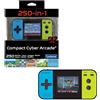 Lexibook Console di Gioco Portatile Compact Cyber Arcade, 250 Giochi, LCD, Batteria, Videogioco Bambino Adolescente, Nero/Blu/Verde, JL2377LXB
