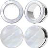 DOEARKO Dilatatore Orecchio Flesh Tunnel in Acciaio Inossidabile Double Flared Tunnel Ear Tunnel Expanders Stretchers Piercing Barretta Tunnel per Uomini e Donne,6mm a 25 mm (Plata, 12mm)