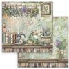 Carta Scrap Herbarium Silvae lavanda Stamperia