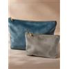 BagBase Pochette in velluto riciclato personalizzabile BagBase Velvet Accessory Bag personalizzate o neutre