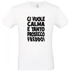 Vinclick.it T-shirt "Prosecco" Bianca