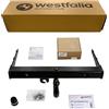 Westfalia Gancio Traino Fisso per VW Transporter T5 Panel Van/Combi, 04/2003-10/2009, Fornito Come Set con Kit Elettrico Westfalia Specifico per Veicolo a 13 Pin