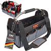 YPC Carrier - Cesto porta attrezzi XL, grigio-nero, 40,5x30x19,5 cm, capacità di carico 20 kg