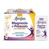 Apropos Magnesio E Potassio Con Carnitina 24 Bustine Solubili Da 3,5 G Gusto Arancia Senza Zuccheri Apropos