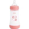 Chicco Biberon P5 240ml Med Silicone Girl Chicco