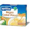 Mellin Brodo Carne Pollo 10 Bustine X 5 G Mellin