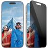 PanzerGlass Pellicola protettiva per la privacy per Apple iPhone 16 Pro 6,3 2024| Filtro privacy, vetro temperato da bordo a bordo, protezione da cadute/graffi, anti-impronte, facile da installare,