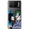 Ert Group custodia per cellulare per Xiaomi REDMI 9T/ POCO M3 originale e con licenza ufficiale DC, modello Batman & Joker 005 adattato alla forma dello smartphone, parzialmente trasparente