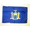 AZ FLAG Bandiera New York 45x30 cm - Bandierina Stato Americano - Usa - Stati Uniti 30x45 cm Cordicelle