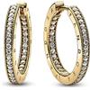 Pandora Signature Logo & Pavé Ohrringe 262738C01 Orecchini