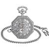 SUPBRO Orologio da Tasca Orologio Regalo Festa del papà orologio da taschino meccanico a carica manuale Numeri romani