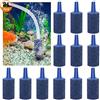 Aipaide 24 Pezzi Acquario Air Stone Cilindro Rilascio di Bolle Pietra ad Aria per Vasca da Serbatoio Pompa per Pesci Blu
