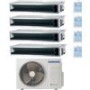 Samsung - Climatizzatore canalizzabile Samsung quadri split 9000+9000+12000+12000 Btu Inverter R32 A++ AJ080TXJ4