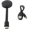 Eujgoov Adattatore Dongle Display HDMI Wireless Plug and Play 2.4G 5G Streaming Media Video Audio Extender