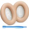AHG Accessory House Global AHG SoundLink AE2 - Cuscinetti auricolari compatibili con cuffie wireless Bose SoundLink AE2 / Bose SoundLink Around Ear ii (beige) in pelle proteica di alta qualità, schiuma FlexiSoft extra spessa |