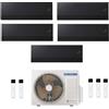 Samsung Climatizzatore Samsung Inverter Penta Split Windfree Première 7000+7000+7000+7000+9000 Con Aj100txj Soapstone Charcoal R-32 Cla
