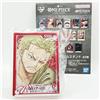 Bandai One Piece Zoro Card Design supporto acrilico Bandai Ichibankuji Toei Anime Ja...