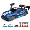 Kodbiby 1:24 Auto Telecomandata, 2,4 GHz RC Drift Car 30KM/H Alta Velocità, Trazione 4WD Con Design Multi-Luce, Adatto a Tutti i Terreni