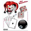 4R Quattroerre.it 8044 Adesivi Sticker Joker Dadi Carte Biglia 8