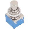 POENVFPO Interruttore a Pedale Effetto Chitarra, Pulsante 3PDT a 9 Pin True Bypass Pedale Effetti per Chitarra Stomp