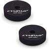 Cympad Moderatore - Set da 2 cuscinetti da 60 mm per piatti - Riduce sustain e overtones - Rondelle in schiuma per controllo del suono in studio, prove e performance dal vivo