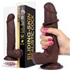 InToYou LikeTrue Slidy Sliding-Skin Realistic Dual Layer Dildo 8" Brown