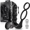 InToYou Womp Thrusting & Vibrating Prostate Massager 3 Motors with Remote Black