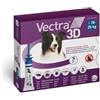 Vectra 3D 3 pipette per cani 3 pipette peso 10-25 kg - Antiparassitario per cani - 1° ORDINE? 20% di sconto SU BRAND ESCLUSIVI, codice BZR20