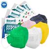 Sicura Protection Mascherina Filtrante Monouso in TNT Vari Colori Certificata FFP2 a Scelta