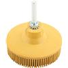 Hilitand 3-inch spazzola elettrica utensili abrasivi altri utensili abrasivi del disco del trapano spazzola abrasiva della gomma smerigliante sbavatura spazzola di lucidatura giallo