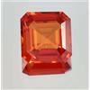 AAA Naturale Ceylon Fanta Arancio Zaffiro Gemma Loose Asscher Cut 20x20 Mm