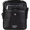 Borsa A Tracolla Uomo Coveri Collection - Pelle Sintetica Con Monogramma - 24x19,5x6 Cm - ART. 4715 - 4