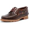 Timberland Heritage Noreen 3-Eye (Wide Fit) - Scarpe da Barca Donna, Marrone (Brown Smooth), 40 EU