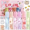Ceboic 6 Pezzi Roll On Lip Gloss Set, Frutta Sapore Lucidalabbra, Trasparente Olio Labbra Idratante a Lunga Durata, Glitter Rossetto Liquido, Lip Balm Cura delle Labbra per Donne e Ragazze