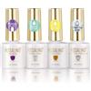 ROSALIND Base e Top coat Semipermanente, Smalto Semipermanente per Unghie Primer e Glitter Top Coat Soak Off UV LED Kit per Manicure 4PCS