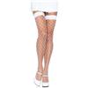 LEG AVENUE Calze Sexy Fence Net Bianco
