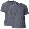 Gildan Ultra Cotton T-Shirt, Style G2000, Multipack, Grigio (Dark Heather), M (Pacco da 2) Uomo