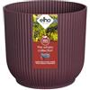 Elho The Winery Collection 18 - Vaso per Interno - 100% Plastica Riciclata - Ø 18.3 x H 16.8 cm - Rosso Bordeaux
