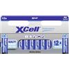 XCell 149653 - Batteria AA Performance LR6 (in blister di cartone, prestazioni ottimali, alta densità di energia, lunga durata)