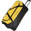 Travelite Borsa da viaggio trolley con ruote in materiale idrorepellente, Basics bagaglio morbido con ampio scomparto principale, 71 cm, 97 litri, Giallo