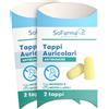 SO.FARMA.MORRA SpA Sofarmapiù Tappi Auricolari, 2 Pezzi, Comfort Protezione Udlito