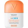 VICHY (L'Oreal Italia SpA) Vichy Capital Soleil Uv Aqua Fluido Idratante Colorato SPF50 - Protezione solare molto alta per il viso - Tonalità chiara - 50 ml
