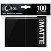 Ultra Pro E-15613 Eclipse Standard Matte Sleeves 100 Pack-Jet Black