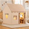 YUCHKEJ Tenda da Gioco per Bambini, Tenda Casetta da Gioco con Finestre, Interni Tenda da Gioco Castello da Principessa per ragazzi e ragazze, castelli da gioco, Casetta Tenda Regalo per Ragazzi e Ragazze