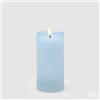 EDG Enzo De Gasperi Candela Led Starry con Moccolo H 15 Cm D 7,5 Cm IP20 Celeste