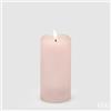 EDG Enzo De Gasperi Candela Led Starry con Moccolo H 15 Cm D 7,5 Cm IP20 Rosa Chiaro