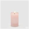 EDG Enzo De Gasperi Candela Led Starry con Moccolo H 12,5 Cm D 7,5 Cm IP20 Rosa Chiaro